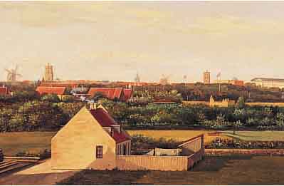 WULLBACH, H., DäNISCHER MALER UM 1850, ANSICHT VON KOPENHAGEN, ÖL/LWD, RE. U. SIGN., CA. 29 X 40 CM, R.