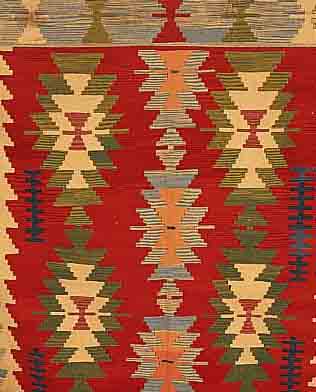 KELIM, TÜRKEI, 260 X 173CM, EHZ 2 WOLLE AUF WOLLE, CA.30 JAHRE