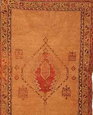 CHAMSEH, PERSIEN, 186 X 114CM, EHZ 4 FLOR WOLLE, UM 1900