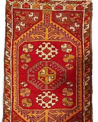 YASTIK, TÜRKEI, 84 X 49CM, EHZ 3-4 WOLLE AUF WOLLE, UM 1910
