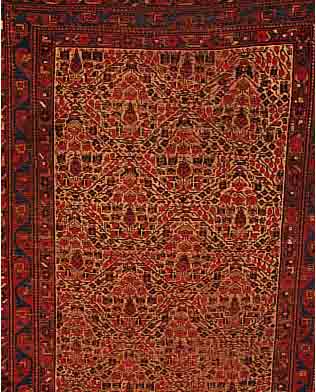 AFSCHAR, PERSIEN, 208 X 151CM, EHZ 5 FLOR WOLLE, UM 1900