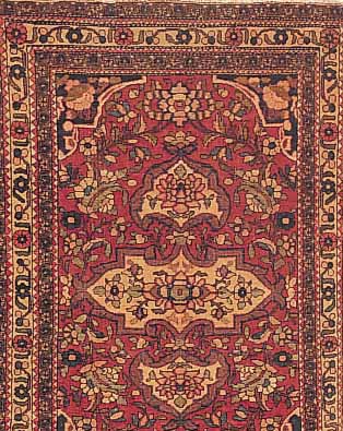 BACHTIAR, PERSIEN, 200 X 129CM, EHZ 3 FLOR WOLLE, CA.50 JAHRE