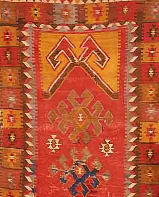 GEBETSKELIM, TÜRKEI, 145 X 95CM, EHZ 4 WOLLE AUF WOLLE, UM 1920