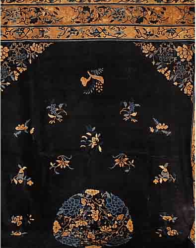 PEKING CHINA, 525 X 360CM, EHZ 4 FLOR WOLLE, UM 1900