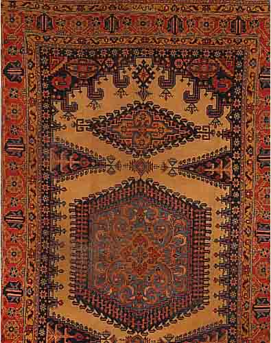 WISS, PERSIEN, 354 X 248CM, EHZ 4 FLOR WOLLE CA.60 JAHRE