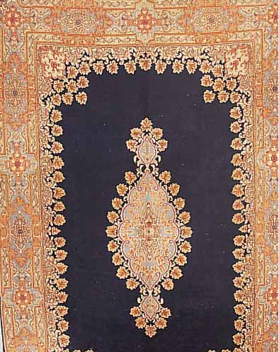 KERMAN, PERSIEN, 268 X 175CM, EHZ 3 FLOR WOLLE, CA.40 JAHRE