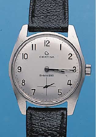 KONVOLUT: 2 CERTINA HERRENARMBANDUHREN, BEIDE EDELST., BöDEN GESCHR., NEUE LEDERB., BEIDE HANDAUFZ., 1X KAL. 321, UM 1954 (NOCH ...