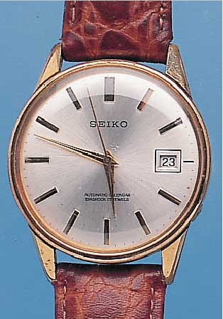 KONVOLUT: 2 SEIKO HERRENARMBANDUHREN, BEIDE AUTOMATIK, FRüHE PRODUKT., BEIDE ZENTRALSEK., DATUM, NEUE LEDERB., BEIDE BöDEN U. GLASR. GEDR., ...