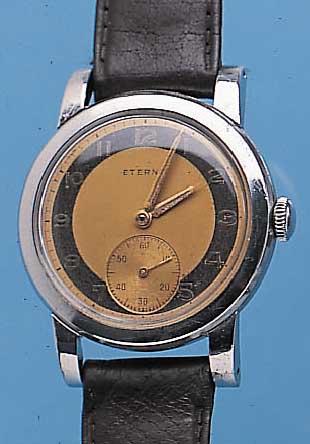 KONVOLUT: 2 ETERNA HERRENARMBANDUHREN, BEIDEEDELST., 1X STüLPAUSF., TRANSPARENTER INNENPAßRING, KAL. 783, 15 ST., HANDAUFZUG, KOMP.- UNR., ...