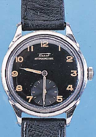 KONVOLUT: 2 TISSOT HERRENARMBANDUHREN, BEIDEHANDAUFZ., EDELST., BöDEN GESCHR., 1948-1952, 1X 2-FARB. BLATT FL., 16 ST., INDIR. ZENTRAL- SEK., ...