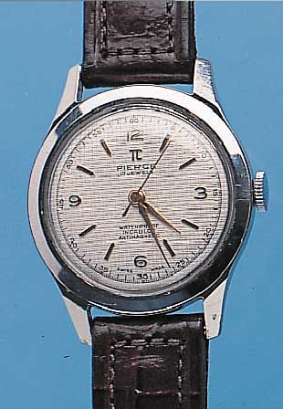 KONVOLUT: 3 ARMBANDUHREN SCHWEIZER PRODUKTION, ENDE 40ER JAHRE, ALLE EDELST., BöDEN GESCHRBEI FERTIGST. WASSERGESCH., NEUE LEDERB., 1X PIERCE, ...