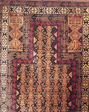 ZAKINI, AFGHANISTAN,125 X 80CM, EHZ 4 WOLLE AUF WOLLE, UM CA.50 JAHRE