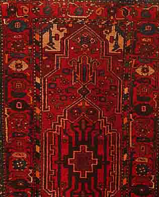 GOLTHOG, PERSIEN, 195 X 104CM, EHZ 3 FLOR WOLLE, CA.40 JAHRE