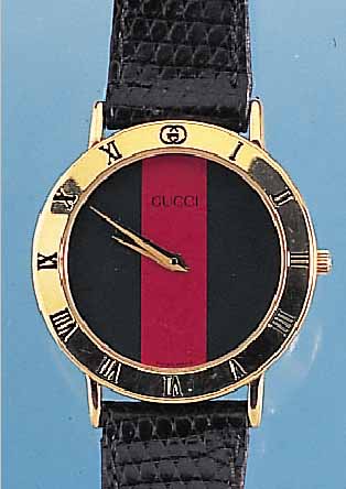 KONVOLUT: 2 DESIGNERARMBANDUHREN, 1X GUCCI, ORIG.-ZUSTAND, 1996, EZ 2, 1X LAURA BIAGOTTI/ MICHEL JORDI-LEDERBAND, UM 1997, ORIG.-ZUSTANDEZ 2, BEIDE ...