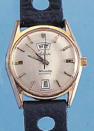 NIVADA HERRENARMBANDUHR ANTARKTIK, REF.-NR. 1743N2452, SCHWEIZ UM 1964, 21 ST., ZENTRAL- ROTOR, AS BASISKAL. 1767, INCABL., SELTENE TAG U. ...