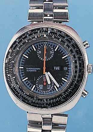 KONVOLUT: 2 SEIKO ARMBANDCHRONOGRAPHEN MIT AUTOMATISCHEM AUFZUG, BEIDE KAL. 6138B, ZENTRALROTOR, 21 ST., STOPPFKT. üBER SCHALT- RAD, BEIDE ...