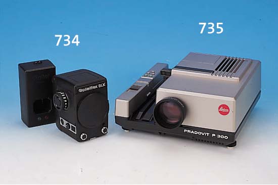 ROLLEIFLEX SXL GEHäUSE, MIT LADEGERäT, AKKU UND KOPIE DER BEDIENUNGSANLEITUNG. ZUSTAND 4F