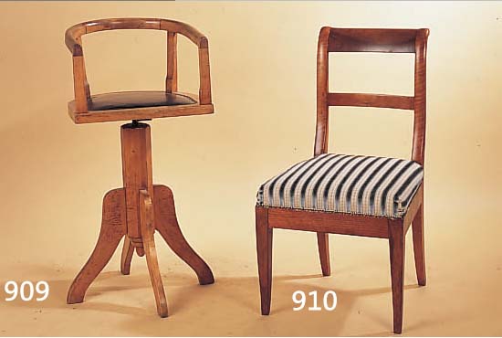 STUHL, DEUTSCH, UM 1900, BIEDERMEIERSTIL, NUßBAUM MASSIV, H./SH. CA.86/45 CM