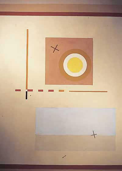 STEINBERG, ABSTRAKTE KOMPOSITION, ÖL/LWD., RüCKSEITIG SIGN. (?), 150 X 100 CM