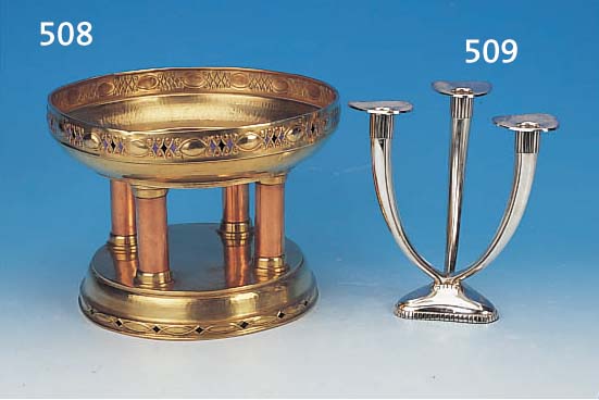 Kerzenleuchter, deutsch, um 1960/65, Sterlingsilber, Fuß gefüllt, H.21.5 cm, klass.Einfluß, elegante Form, min. Gebrauchssp.