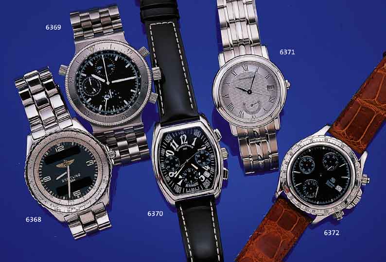 BREITLING HERRENARMBANDUHR, CHRONOSPACE, STAHLGEH., ELEKTR. MULTIFUNKTIONSWERK MIT ANALOG- U. DIGITALANZEIGE, SEK., TAG, DATUM, ...