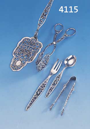 KUCHENBESTECK FüR 9 PERSONEN, DEUTSCH, 50ER JAHRE, PFORZHEIM, 800ER SILBER, WOHL ROBERT PFEIFFER, INLETTS FREI VER- LöTET, ...