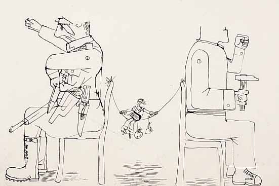 GROSZ, GEORGE, 1893 - 1959, LITHOGRAPHIE, 26,5 X 35 CM, INTEREGNUM 1936 NEW YORK, 42ER AUFLAGE