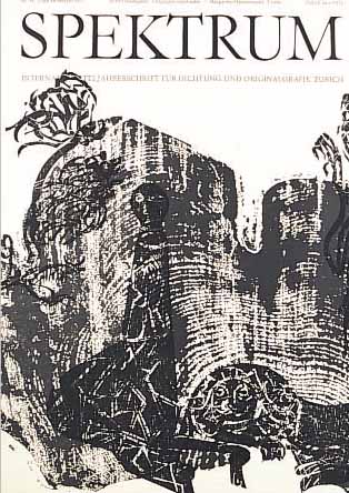 GRIEßHABER HAP, 1909 - 1981, HOLZSCHNITT, DECKPLATT, 44 X 31 CM, SPEKTRUM, HANDSIGNIERT, GEBRäUNT, DATIERT 73