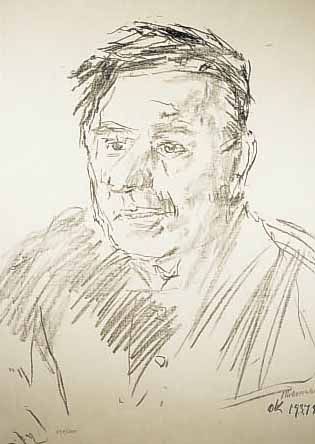 KOKOSCHKA, OSKAR, 1886 - 1980, LITHOGRAPHIE,64,5 X 50 CM, JERUSALEM FACES, HANDSIGNIERT, NUM. 137/150