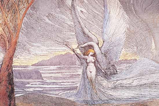 FUCHS, ERNST, ZWEI OFFSETDRUCKE, 38 X 47,5 CM, LEDA MIT DEM SCHWAN UND CHRISTINE, EINES HANDSIGNIERT