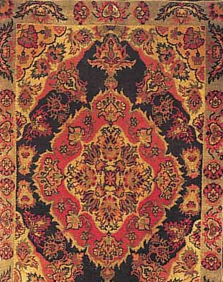 ARAK,PERSIEN CA 107 X 70 CM. .FLOR WOLLE. EHZ 3-4.CA 40 JAHRE.