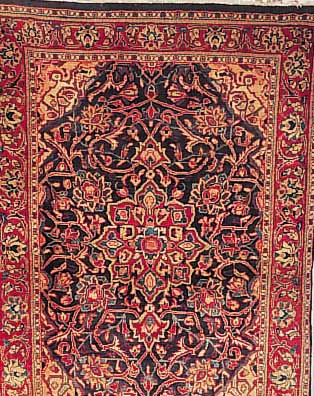 SAROGH,PERSIEN CA 152 X 102 CM. .FLOR WOLLE. EHZ 3.CA 40 JAHRE.