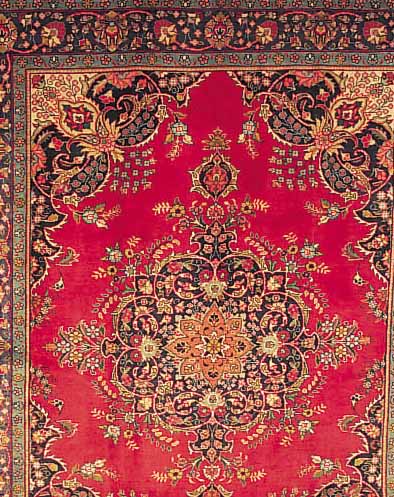 TäBRIZ,PERSIEN CA 335 X 247 CM. .FLOR WOLLE EHZ 3-4.CA 30 JAHRE.