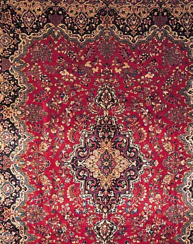 MESCHED,PERSIEN CA 324 X 244 CM. .EHZ 3. FLOR WOLLE.CA 60 JAHRE.