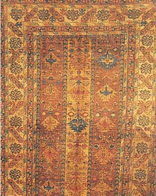AFGHANE SEIDE.CA 184 X 116 CM. .NATUR SEIDE. EHZ 3.CA 35 JAHRE.
