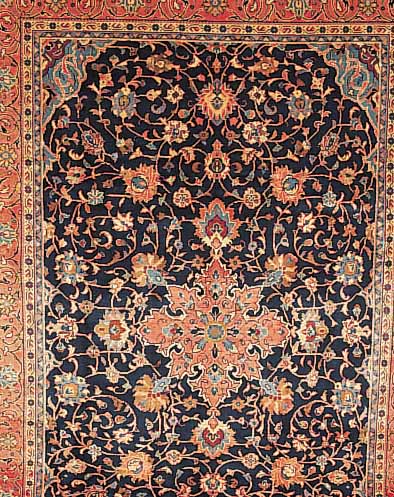 SAROGH,PERSIEN CA 318 X 222 CM. .FLOR WOLLE. EHZ 3-4.CA 40 JAHRE.