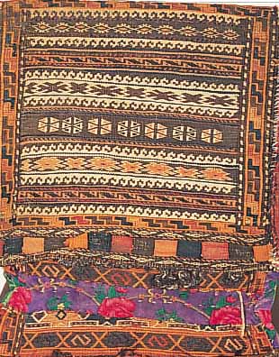 ZAKINI SUSANI TASSCHE,AFGHANISTAN CA 109 X 55 CM. .EHZ 3.CA 60 JAHRE.