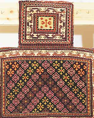 OSHLID SALZTASCHE.AFGHANISTAN CA 52 X 42 CM. EHZ 3.CA 30 JAHRE.