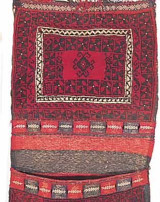 MAURI TASCHE,AFGHANISTAN.CA 108 X 52 CM. EHZ 3.CA 50 JAHRE.