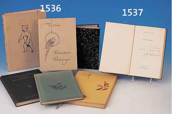 BUCH: ERNST JüNGER, STRAHLUNGEN, IM LESERING BERTELSMANN, 1949, MIT HANDGE- SCHRIEBENER UND HANDSIGNIERTER WIDMUNG, 21.5 X 13.5 ...