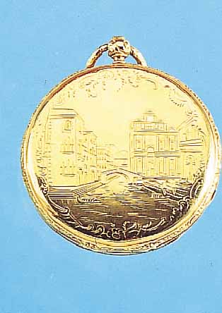 HERRENTASCHENUHR LEPINE, REF.-NR. 16653, FRANKREICH/SCHWEIZ UM 1845, GG 750/000, RäNDERWIE PENDANT U. BüGEL RELIEFIERT, RüCKS. GRAV. ...