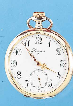 LONGINES HERRENTASCHENUHR LEPINE, REF.-NR. 3288716, SCHWEIZ UM 1916, 800ER TULASILBER, VERG., BLüTENDEKOR, PERF. EMAILBL. SIGN., 15 ST., MATT ...