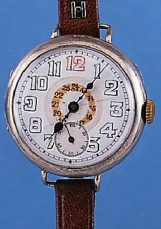 KONVOLUT: 2 FRüHE ARMBANDUHREN, SCHWEIZ UM 1920, 1X DOXA, NICKELRUNDGEH., EMAILBL. SOWIE ANKERW. SIGN., BLATT HAARR., 935ER SILBER, ANONYM, ...