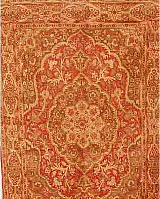 KAISERI,TÜRKAI.CA 173 X 124 CM. .FLOR WOLLE. EHZ 4.CA 70 JAHRE.