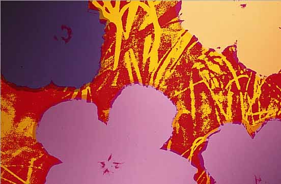 WARHOL, ANDY , FLOWERS, FARBSIEBDRUCK, CA. 90,5 X 90,5 CM, RüCKSEITIG GESTEMPELT: FILL IN YOUR OWN SIGNA-TURE, ED. ...