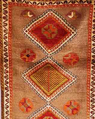 SCHULI GABBEH,PERSIEN CA.190 X 120 CM. EHZ.2-3 WOLLE AUF WOLLE CA.50 JAHRE.