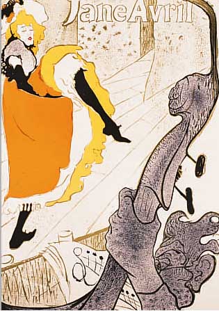 TOULOUSE-LAUTREC, HENRI DE, DREI FARB- LITHOGRAPHIEN, ED. ANDRE SAURET MONTE CARLO, DRUCK BEI MOURLOT 1966,JE CA. 34 X 24 CM, PP
