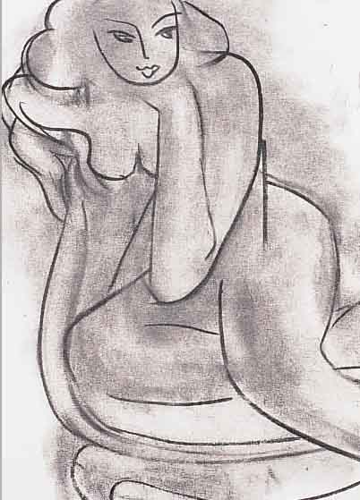MATISSEN, HENRI, VIER AKTDARSTELLUNGEN, HELIOGRAVURE AUS TERIADE, ED. DRAEGER FRERES PARIS 1958, JE CA. 33 X 24 CM, PP
