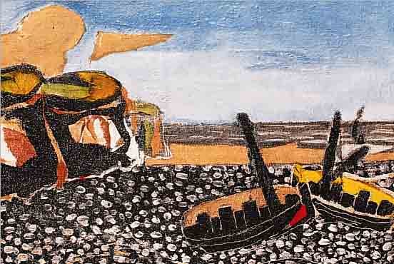 BRAQUE, GEORGES, VARENGEVILLE, FARBLITHO- GRAPHIE, ED. MAEGHT PARIS, CA. 23,5 X 33,5 CM