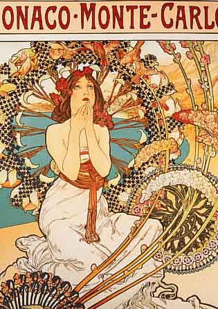 MUCHA, ALPHONE, FARBLITHOGRAPHIE, ED. GALERIE DU CENTRE, MOURLOT PARIS 1986, VON JIRI MUCHA HANDSIGN., NUM. 226/350, CA. 58,5 X 31,5 ...